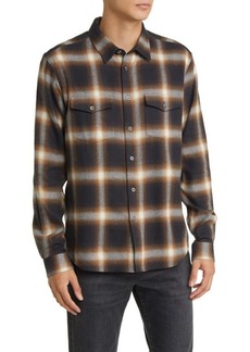 FRAME Plaid Brushed Cotton Button-Up Shirt
