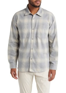 FRAME Plaid Cotton Flannel Button-Up Shirt