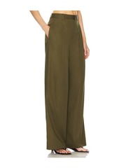 FRAME Pleated Wide Leg Pant