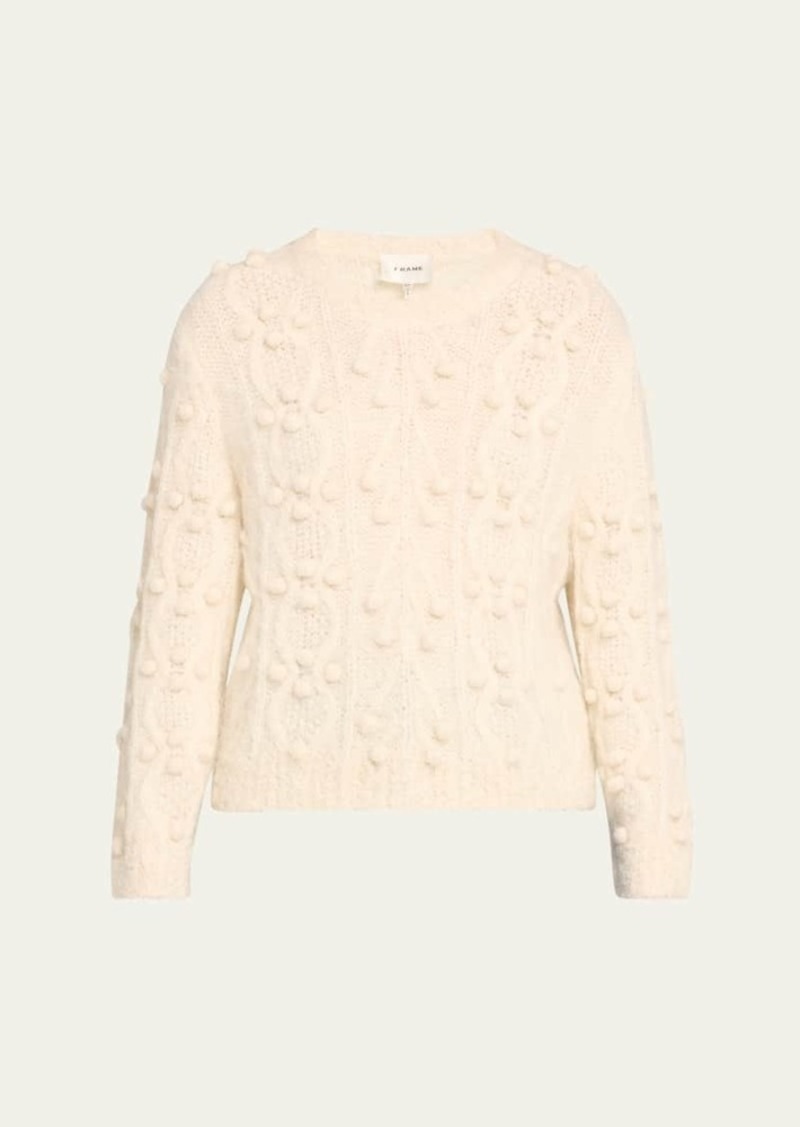 FRAME Popcorn Pullover Sweater