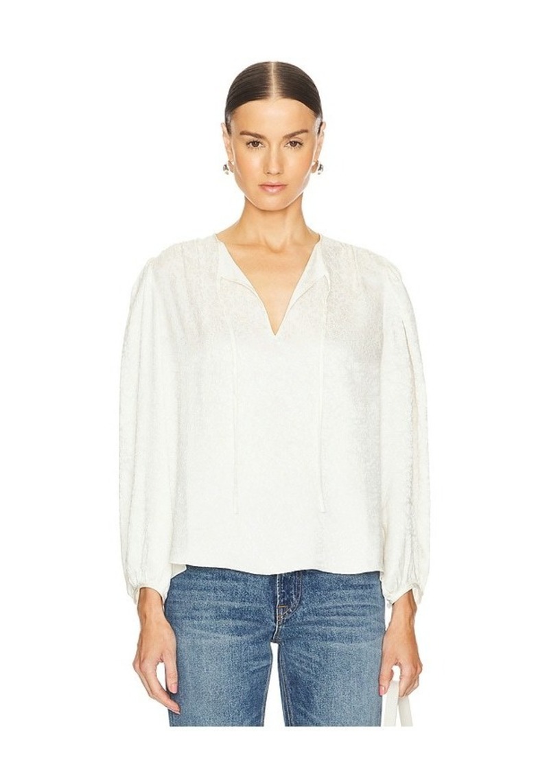 FRAME Popover Blouse