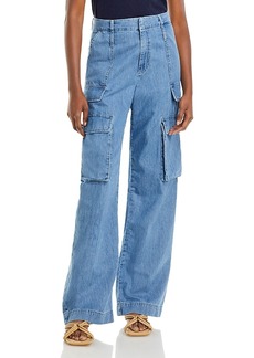 Frame Relaxed Fit High Rise Straight Carpenter Jeans