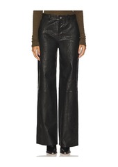 FRAME Relaxed Leather Trouser