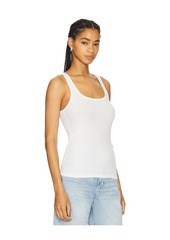 FRAME Rib Scoop Neck Tank