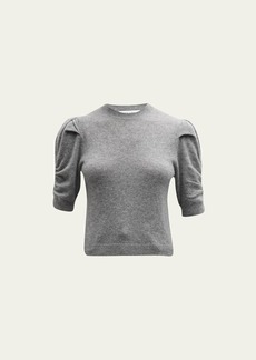 FRAME Ruched Cashmere Sweater