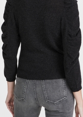 FRAME Shirred Sleeve Sweater