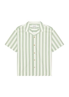 FRAME Short Sleeve Stripe Shirt