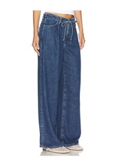 FRAME Super Drape Drawstring Wide Leg