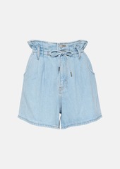 Frame Super Drape Summer denim shorts