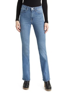 FRAME Super High Waist Mini Bootcut Jeans