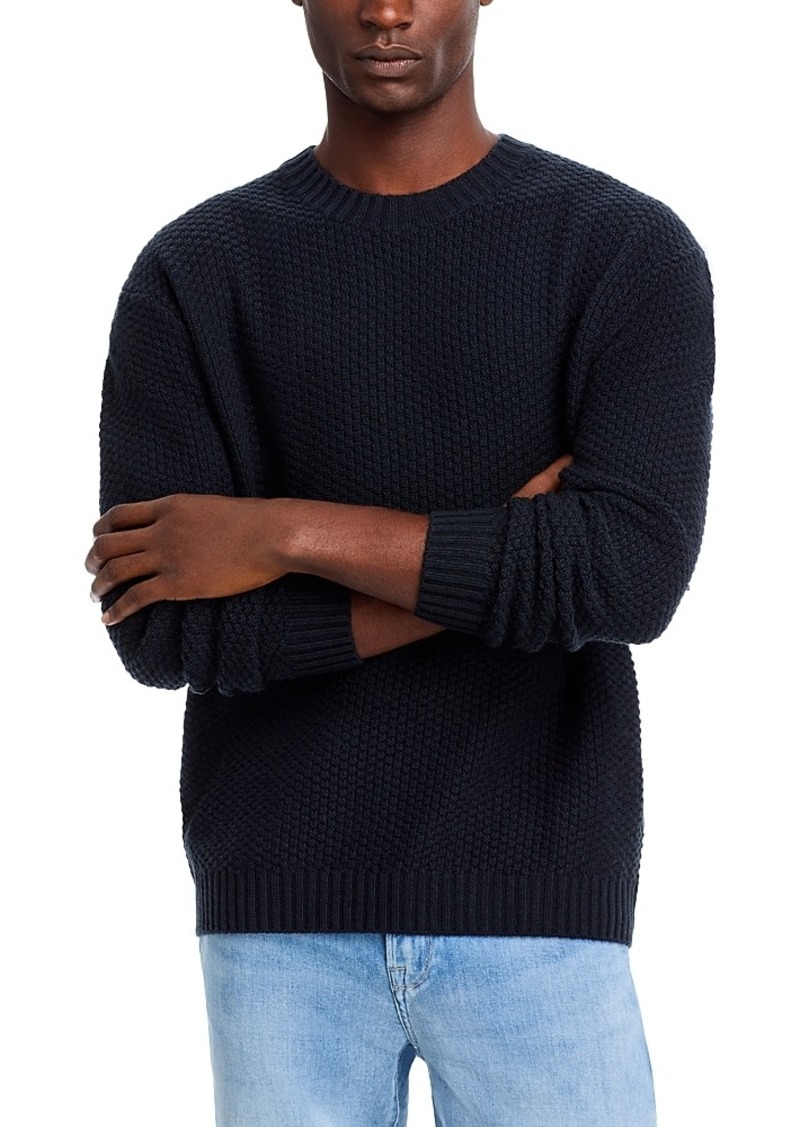 Frame Textured Crewneck Sweater