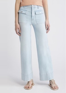 FRAME The '70s Patch Pocket Ankle Wide Leg Jeans