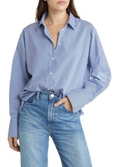 FRAME The Oversize Organic Cotton Button-Up Shirt