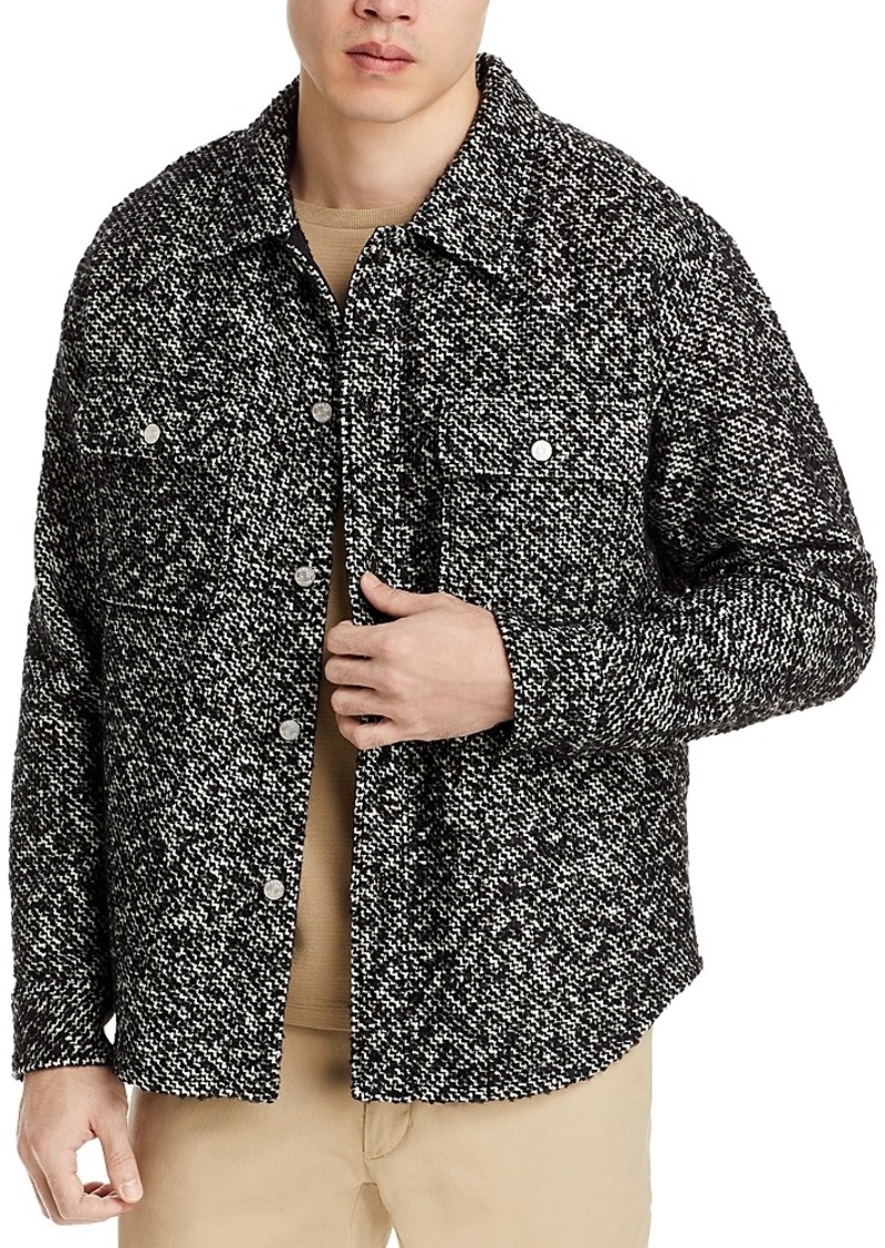 Frame Tweed Textured Regular Fit Overshirt