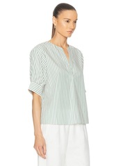 FRAME V-Neck Popover Top