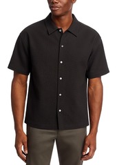 Frame Waffle Textured Short Sleeve Regular Fit Shirt