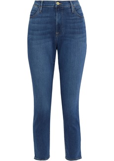 FRAME - Le High Skinny Crop high-rise skinny jeans - Blue - 26
