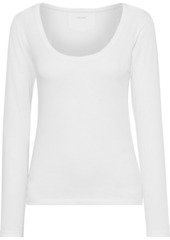 Frame Woman Organic Pima Cotton-jersey Top White