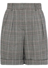 Frame Woman Prince Of Wales Checked Woven Shorts Multicolor
