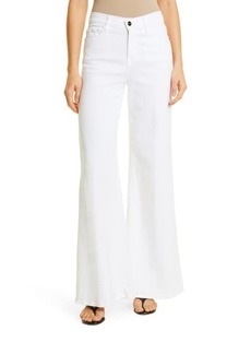 FRAME Women's Le Palazzo Wide Leg Pants in Blanc at Nordstrom
