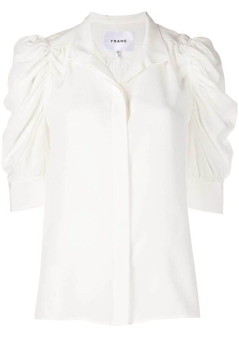 FRAME Gillian ruched shirt