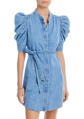 FRAME Gillian Womens Denim Mini Dress