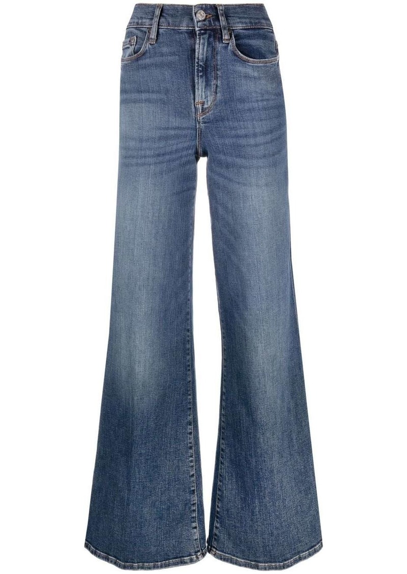 FRAME high-rise flared jeans