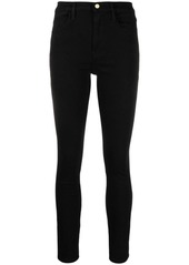 FRAME high rise skinny jeans