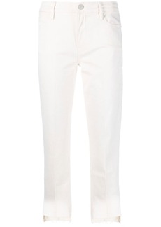FRAME high-waisted cropped jeans