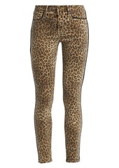 FRAME Jeanna Le Skinny Leopard Print Jeans