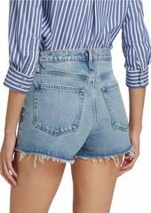 FRAME Le Brigette Frayed Denim Shorts