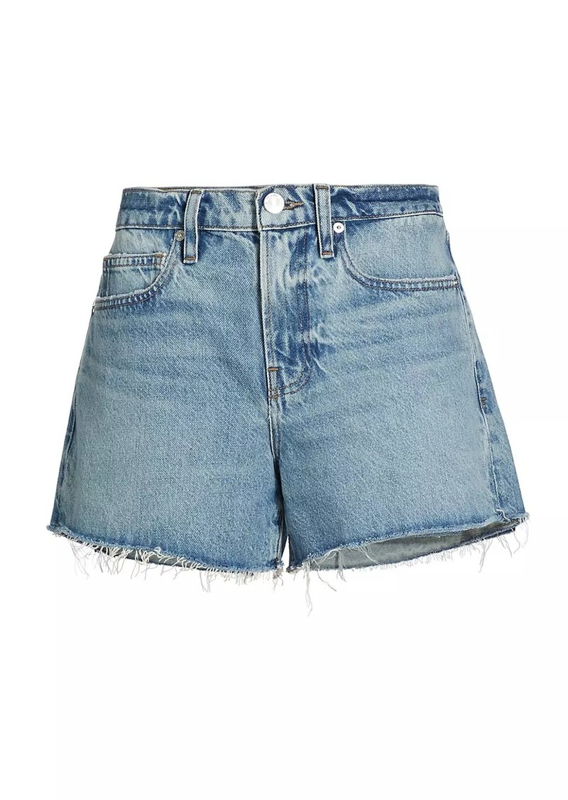 FRAME Le Brigette Frayed Denim Shorts