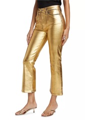 FRAME Le Crop Coated Mini Boot Pants