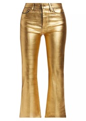 FRAME Le Crop Coated Mini Boot Pants