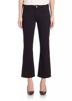 FRAME Le Crop Mid-Rise Bootcut Jeans