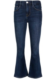 FRAME Le Crop mid-rise bootcut jeans