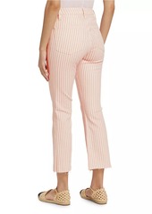 FRAME Le Crop Mini Boot Cabana Stripe Pants