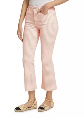 FRAME Le Crop Mini Boot Cabana Stripe Pants