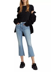 FRAME Le Crop Mini Boot-Cut Jeans