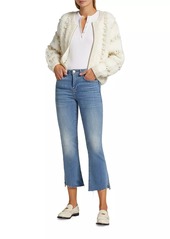 FRAME Le Crop Mini Boot-Cut Jeans