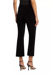 FRAME Le Crop Mini Boot Velvet Trousers