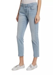 FRAME Le Garcon Low-Rise Stretch Straight Ankle Jeans