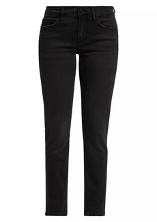 FRAME Le Garcon Mid-Rise Skinny Jeans