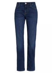 FRAME Le Garcon Mid-Rise Skinny Straight-Leg Jeans