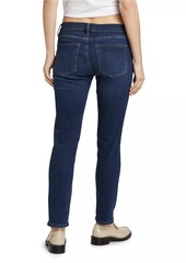 FRAME Le Garcon Mid-Rise Skinny Straight-Leg Jeans