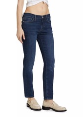 FRAME Le Garcon Mid-Rise Skinny Straight-Leg Jeans