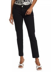 FRAME Le Garcon Mid-Rise Straight Jeans