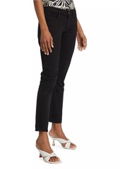 FRAME Le Garcon Mid-Rise Straight Jeans