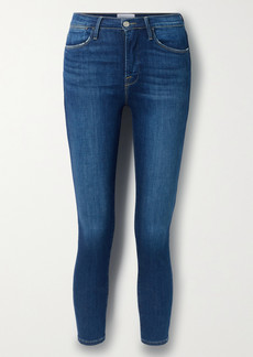 FRAME Le High Cropped Organic Skinny Jeans
