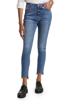 FRAME Le High Cropped Skinny Jeans